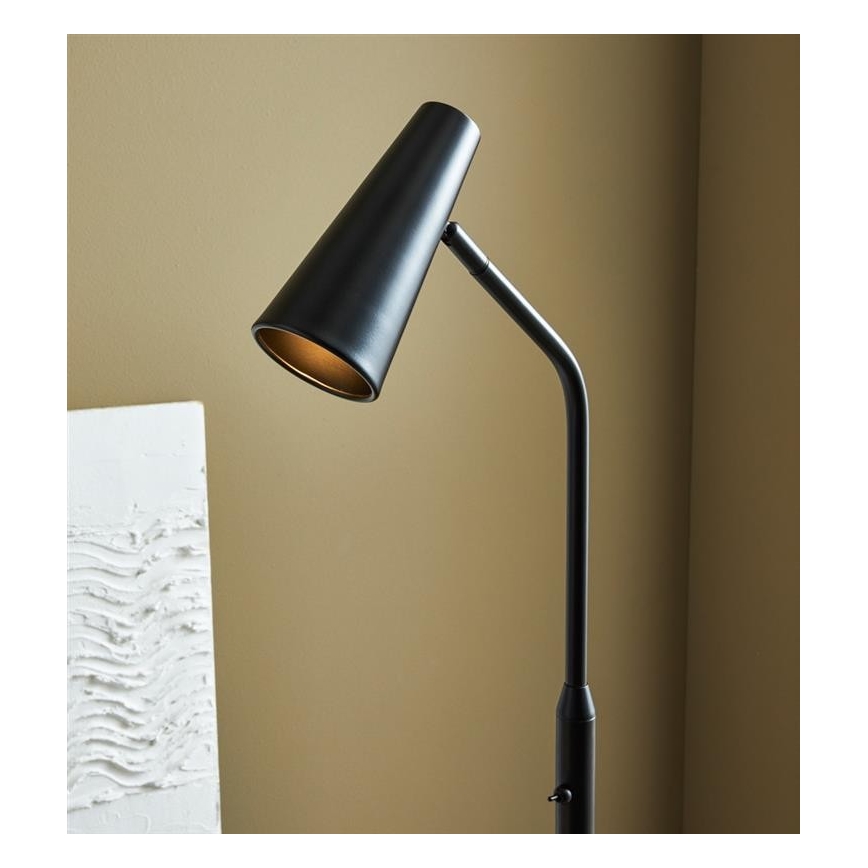 Markslöjd 108206 - Торшер CREST 1xGU10/7W/230V черный