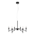 Markslöjd 108209 - Люстра на тросе MONARCH 6xE14/18W/230V черная