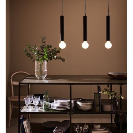 Markslöjd 108262 - Люстра на тросе SENCILLO 3xE27/40W/230V черная