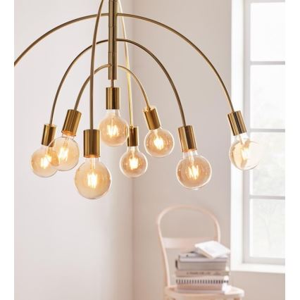 Markslöjd 108289 - Люстра на тросе LAVELLO 9xE27/40W/230V золотая