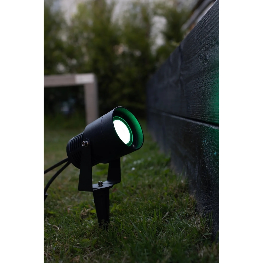 Markslöjd 108404 - Уличный светильник GARDEN24 LED RGBW, 6 Вт, 24 В, 30 см, IP44, черный