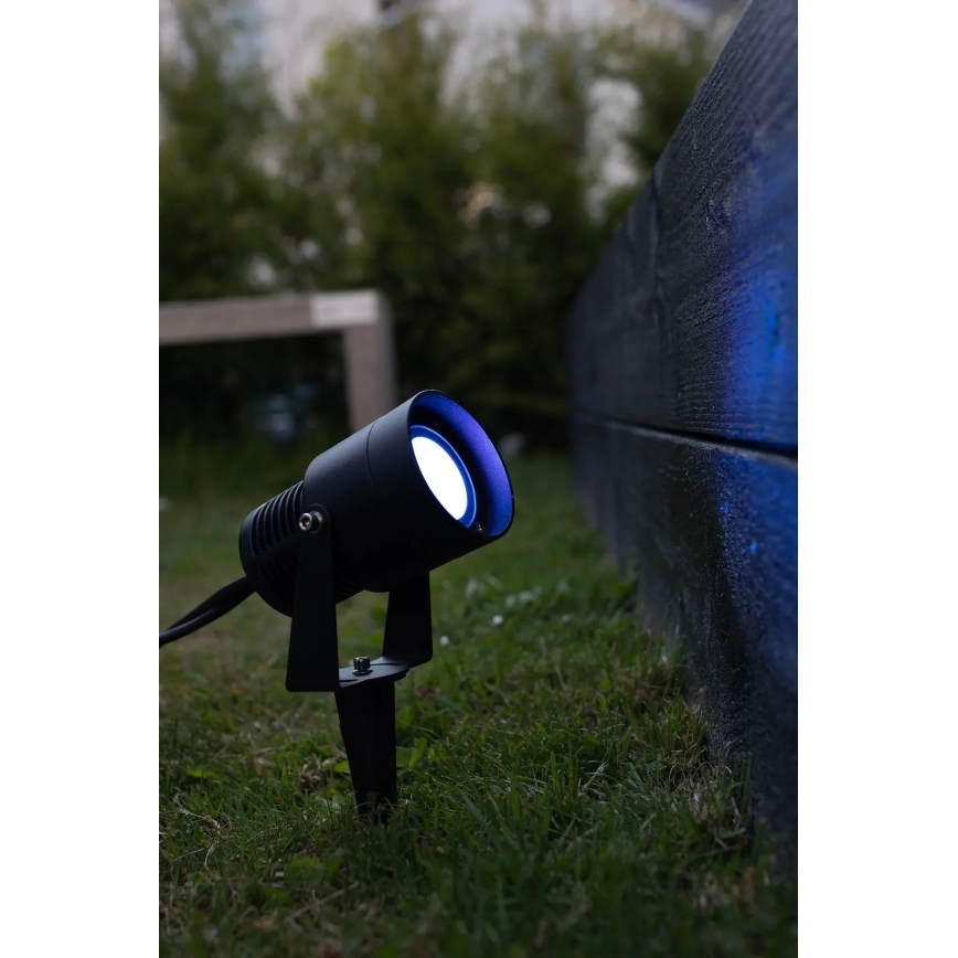 Markslöjd 108404 - Уличный светильник GARDEN24 LED RGBW, 6 Вт, 24 В, 30 см, IP44, черный