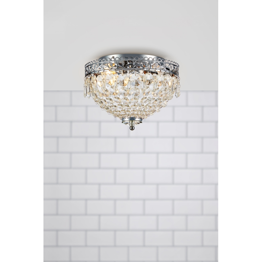Markslöjd 108423 - Потолочный светильник JOLINE 2xE14/40W/230V матовый хром