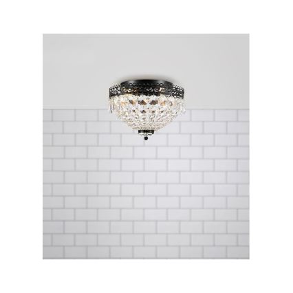Markslöjd 108424 - Потолочный светильник JOLINE 2xE14/40W/230V черный
