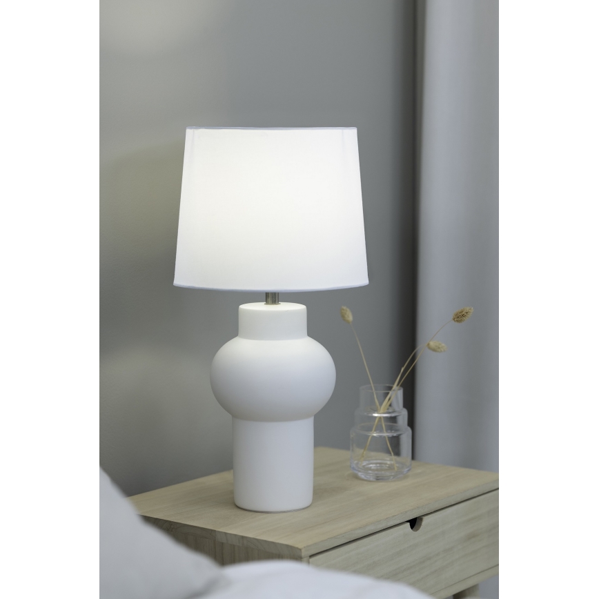 Markslöjd 108450 - Настольная лампа SHAPE 1xE27/40W/230V белый