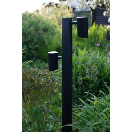 Markslöjd 108486 - LED зовнішній світильник GARDEN24 2xLED/6W/24V 80 cm IP44 чорний