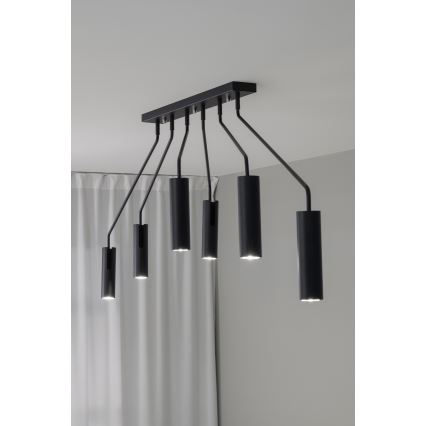 Markslöjd 108508 - Точковий світильник RAMUS 6xGU10/25W/230V чорний