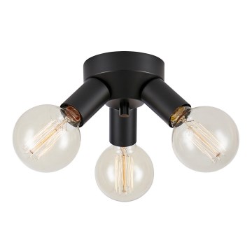 Markslöjd 108549 - Потолочный светильник MAZZO 3xE27/40W/230V черный