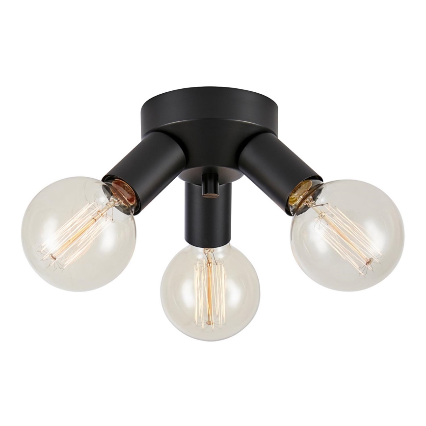 Markslöjd 108549 - Потолочный светильник MAZZO 3xE27/40W/230V черный