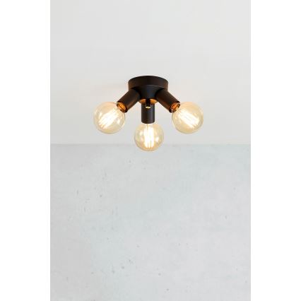 Markslöjd 108549 - Потолочный светильник MAZZO 3xE27/40W/230V черный