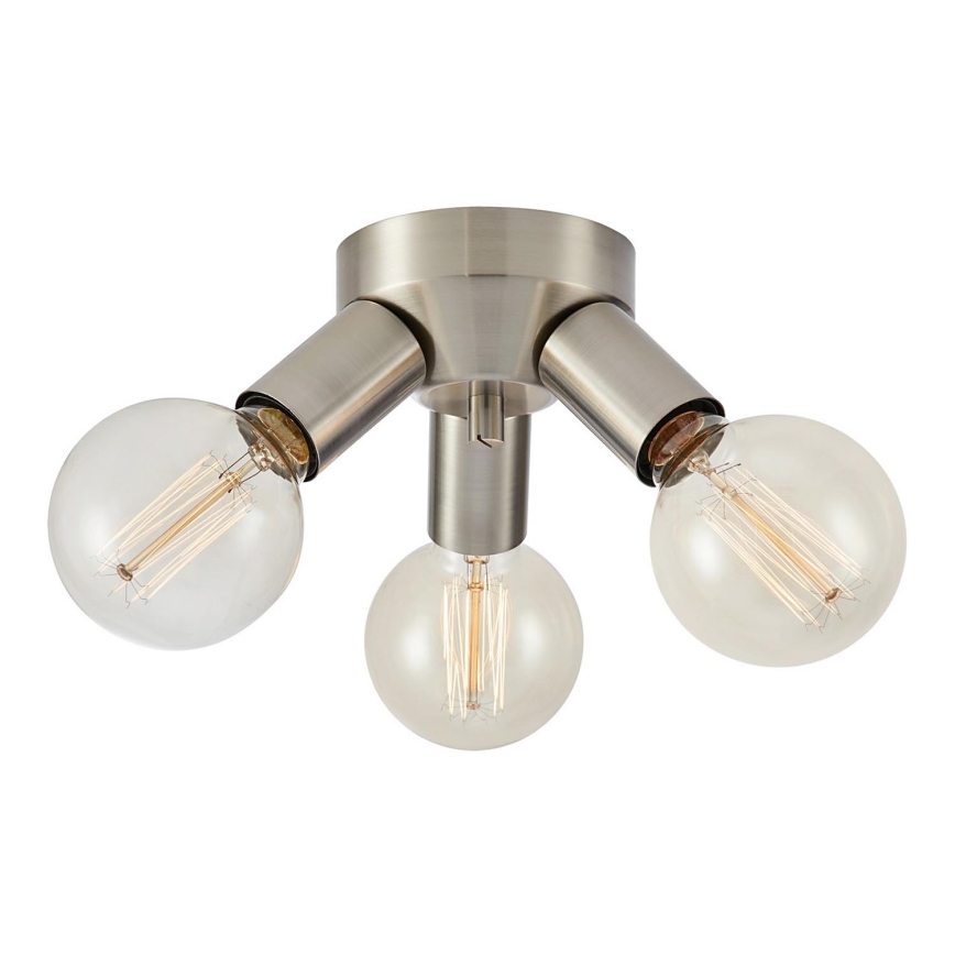Markslöjd 108551 - Потолочный светильник MAZZO 3xE27/40W/230V матовый хром