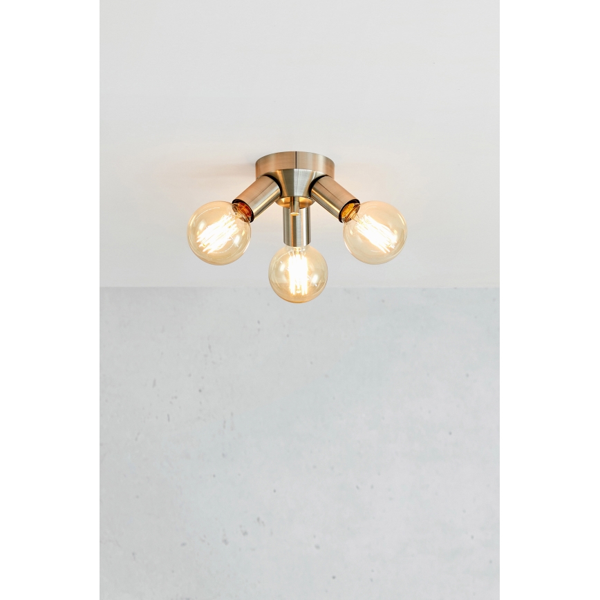 Markslöjd 108551 - Потолочный светильник MAZZO 3xE27/40W/230V матовый хром