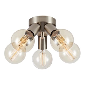 Markslöjd 108554 - Стельовий світильник MAZZO 5xE27/40W/230V матовий хром