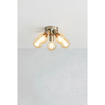 Markslöjd 108554 - Стельовий світильник MAZZO 5xE27/40W/230V матовий хром