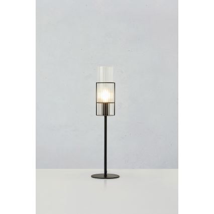 Markslöjd 108555 - Настольная лампа TUBO 1xE14/40W/230V 50 см черный/прозрачный