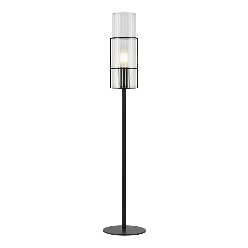 Markslöjd 108556 - Настольная лампа TUBO 1xE14/40W/230V 65 см черный/прозрачный