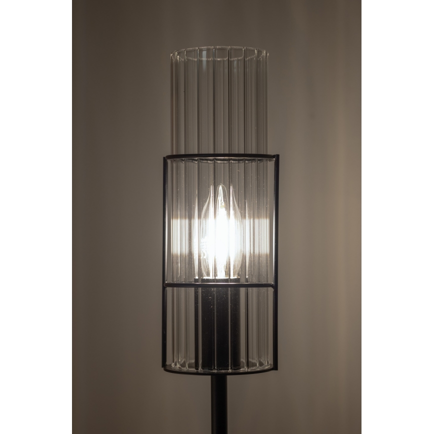 Markslöjd 108556 - Настольная лампа TUBO 1xE14/40W/230V 65 см черный/прозрачный
