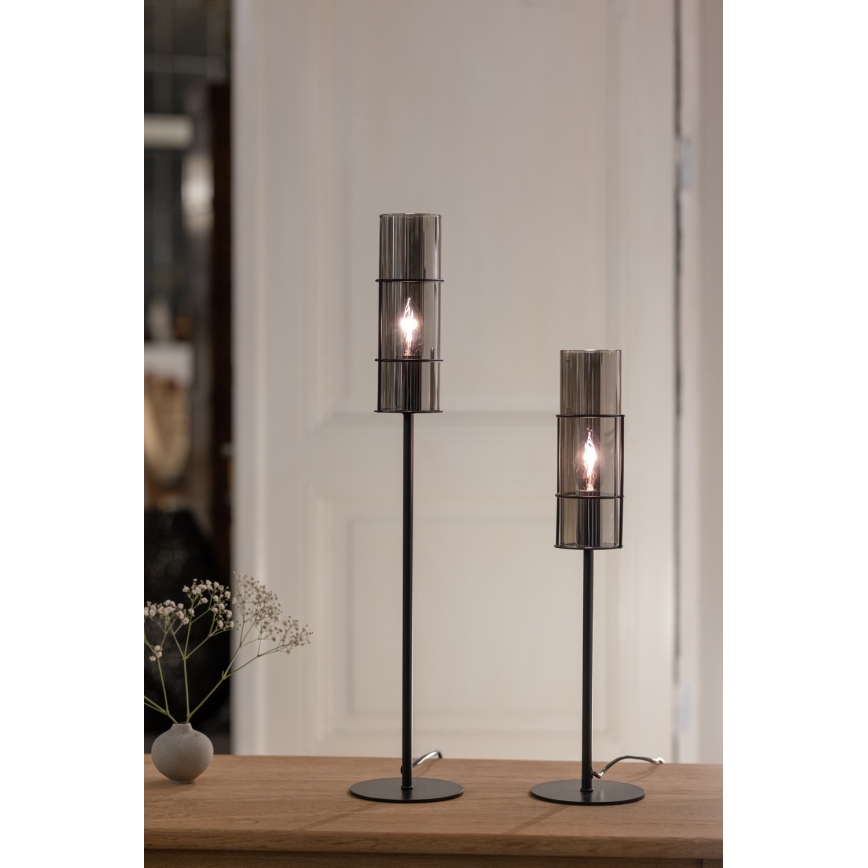 Markslöjd 108559 - Настільна лампа TUBO 1xE14/40W/230V 50 см чорний