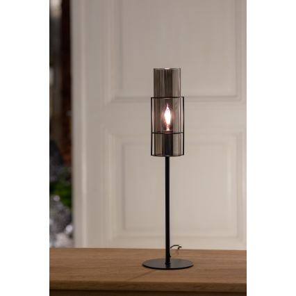 Markslöjd 108559 - Настольная лампа TUBO 1xE14/40W/230V 50 см черный