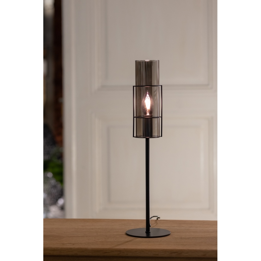 Markslöjd 108559 - Настольная лампа TUBO 1xE14/40W/230V 50 см черный