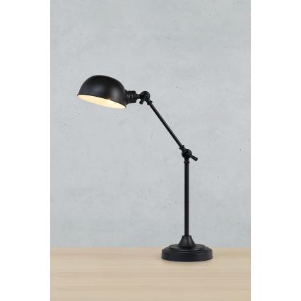 Markslöjd 108584 - Настільна лампа PORTLAND 1xE27/40W/230V чорний