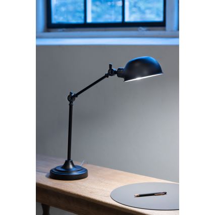 Markslöjd 108584 - Настольная лампа PORTLAND 1xE27/40W/230V черный