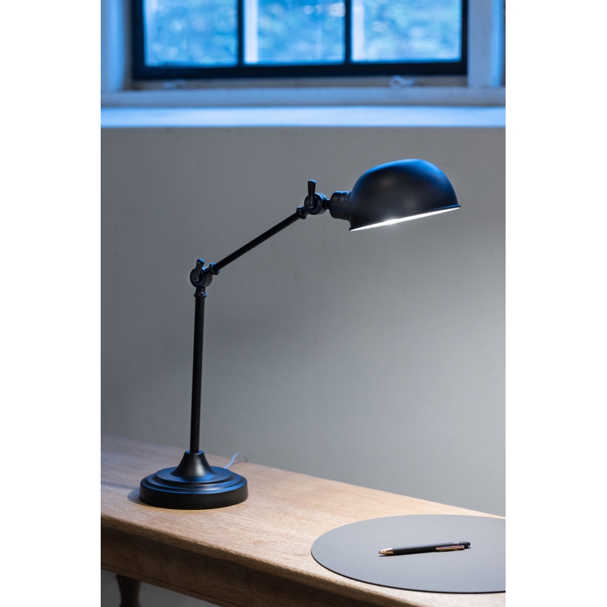 Markslöjd 108584 - Настольная лампа PORTLAND 1xE27/40W/230V черный