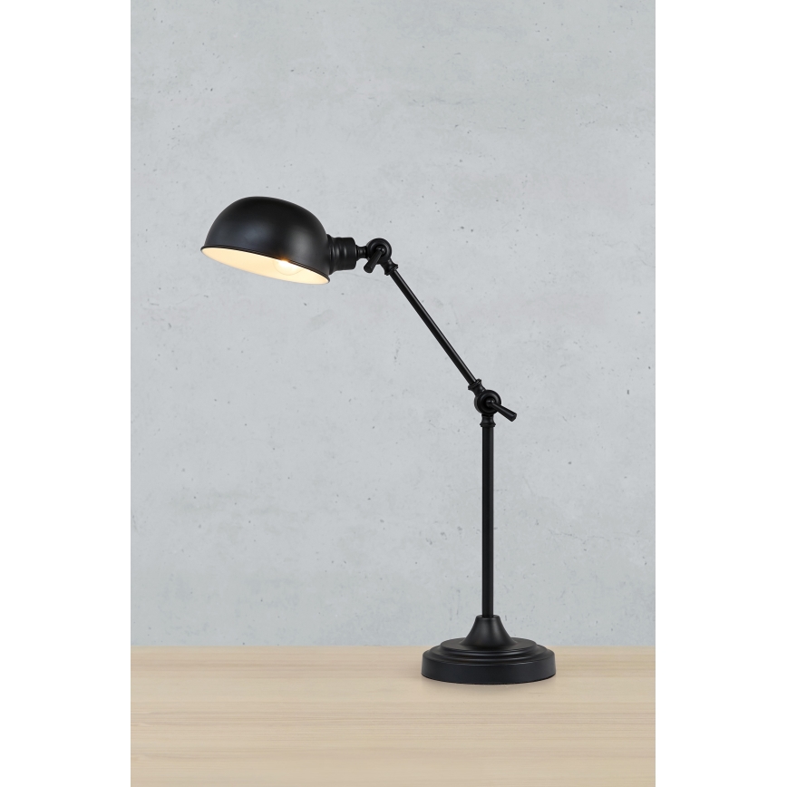 Markslöjd 108584 - Настольная лампа PORTLAND 1xE27/40W/230V черный