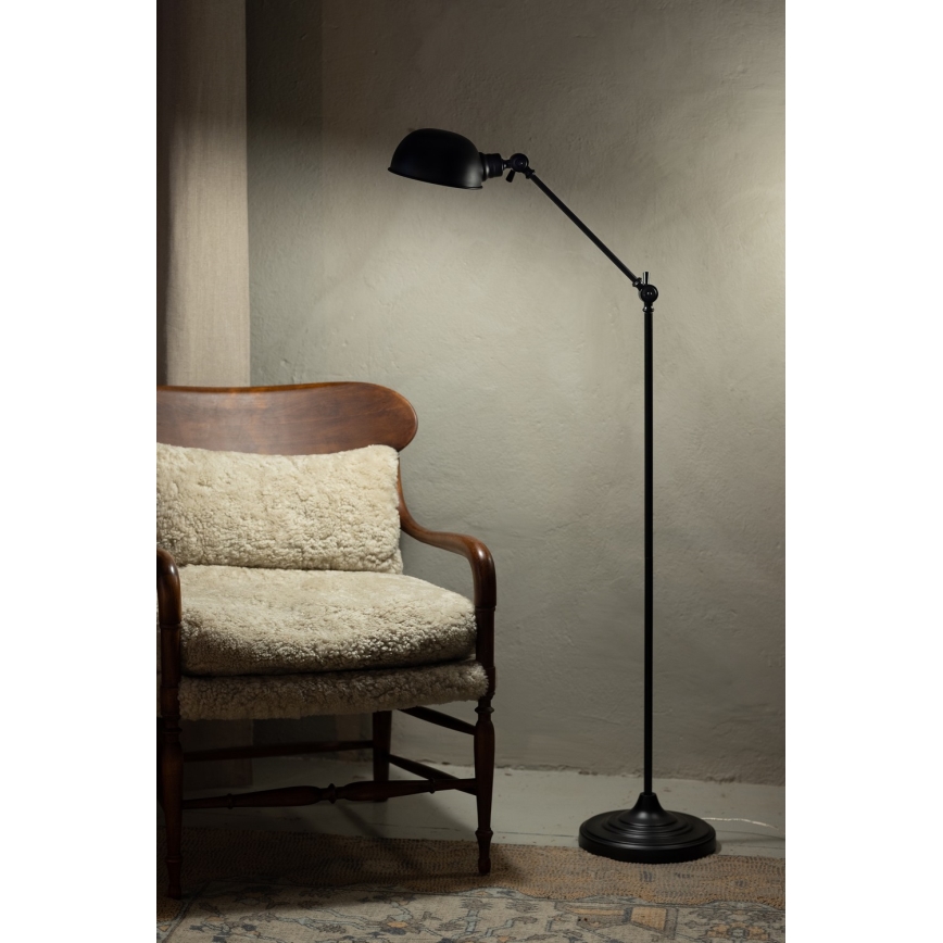 Markslöjd 108586 - Торшер PORTLAND 1xE27/40W/230V чорний