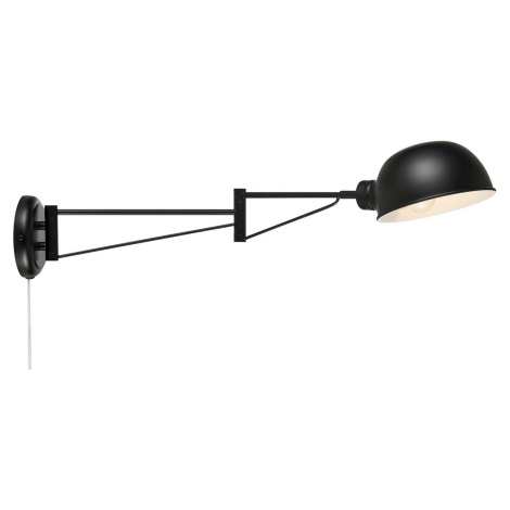Markslöjd 108587 - Настенная лампа PORTLAND 1xE27/40W/230V черный