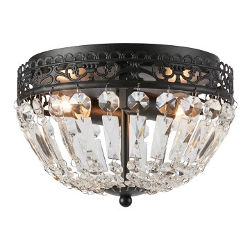 Markslöjd 108598 - Потолочный светильник ETIENNE 2xE14/40W/230V черный