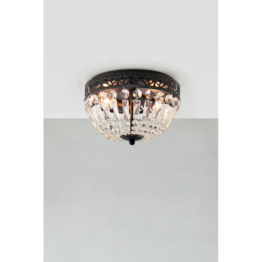 Markslöjd 108598 - Потолочный светильник ETIENNE 2xE14/40W/230V черный