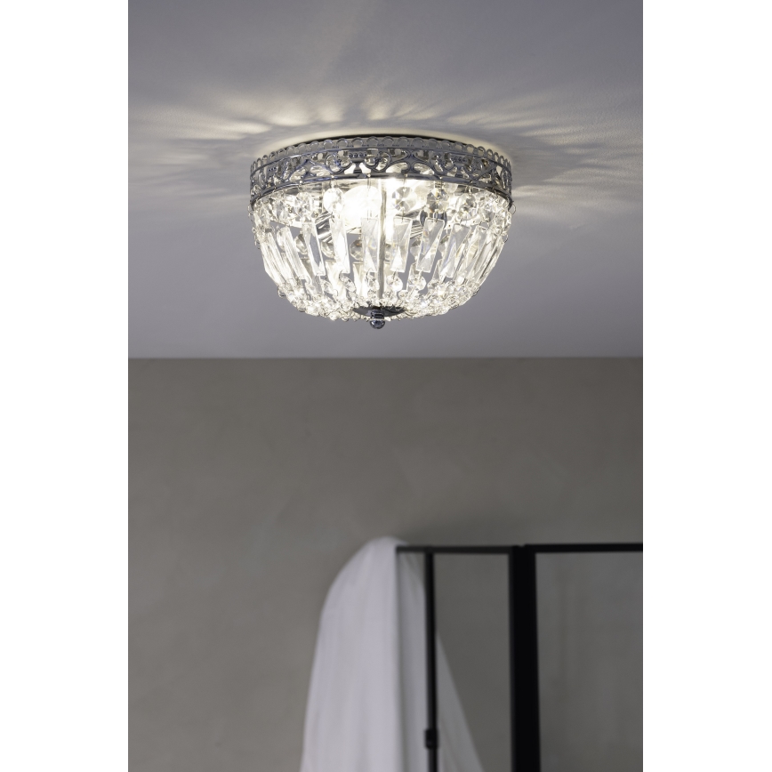 Markslöjd 108599 - Потолочный светильник ETIENNE 2xE14/40W/230V блестящий хром
