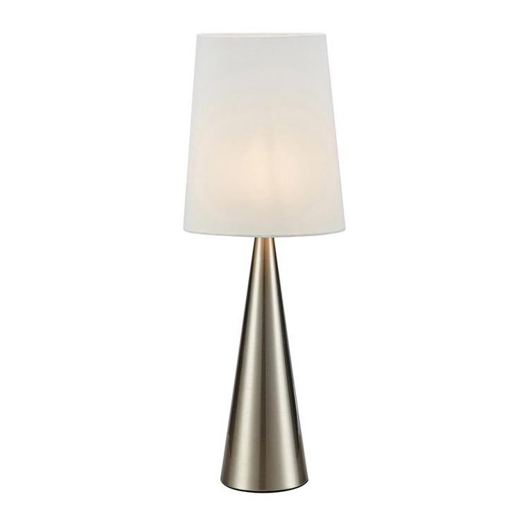 Markslöjd 108624 - Настольная лампа CONUS 1xE14/40W/230V белый/матовый хром