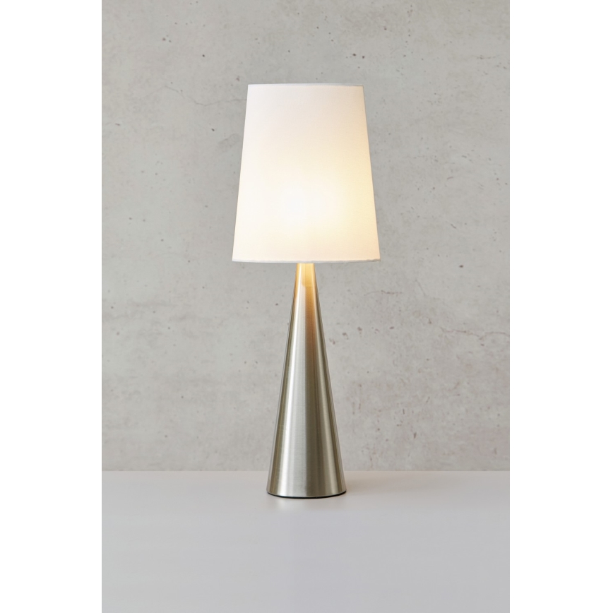 Markslöjd 108624 - Настольная лампа CONUS 1xE14/40W/230V белый/матовый хром