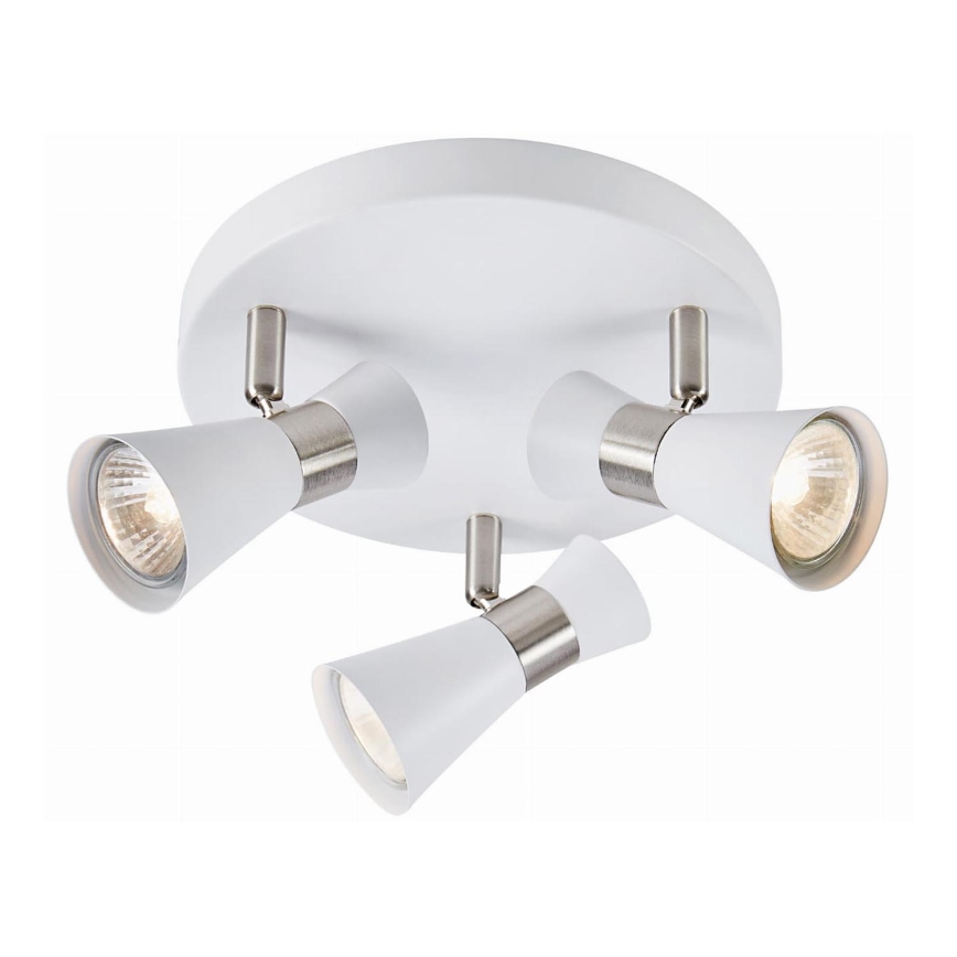 Markslöjd 108628 - Точечный светильник FOLIE 3xGU10/7W/230V белый/матовый хром