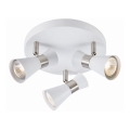 Markslöjd 108628 - Точковий світильник FOLIE 3xGU10/7W/230V білий/матовий хром