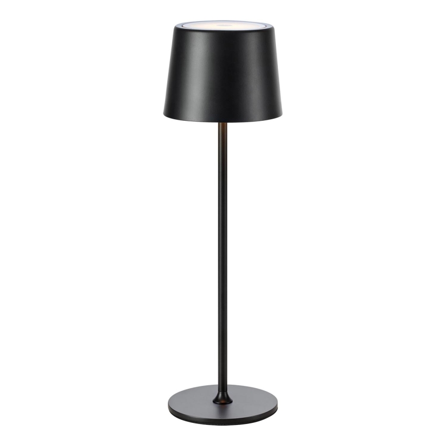 Markslöjd 108653 - Світлодіодна акумуляторна лампа з регулюванням яскравості FIORE LED/2W/5V IP44 38 см чорний
