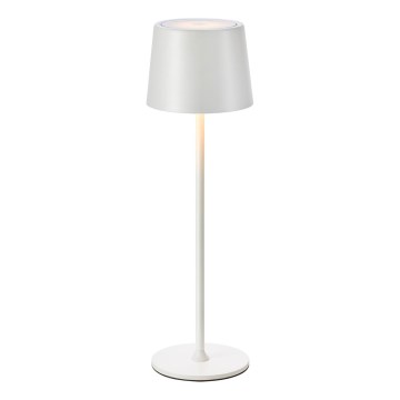 Markslöjd 108654 - Світлодіодна акумуляторна лампа з регулюванням яскравості FIORE LED/2W/5V IP44 38 см білий