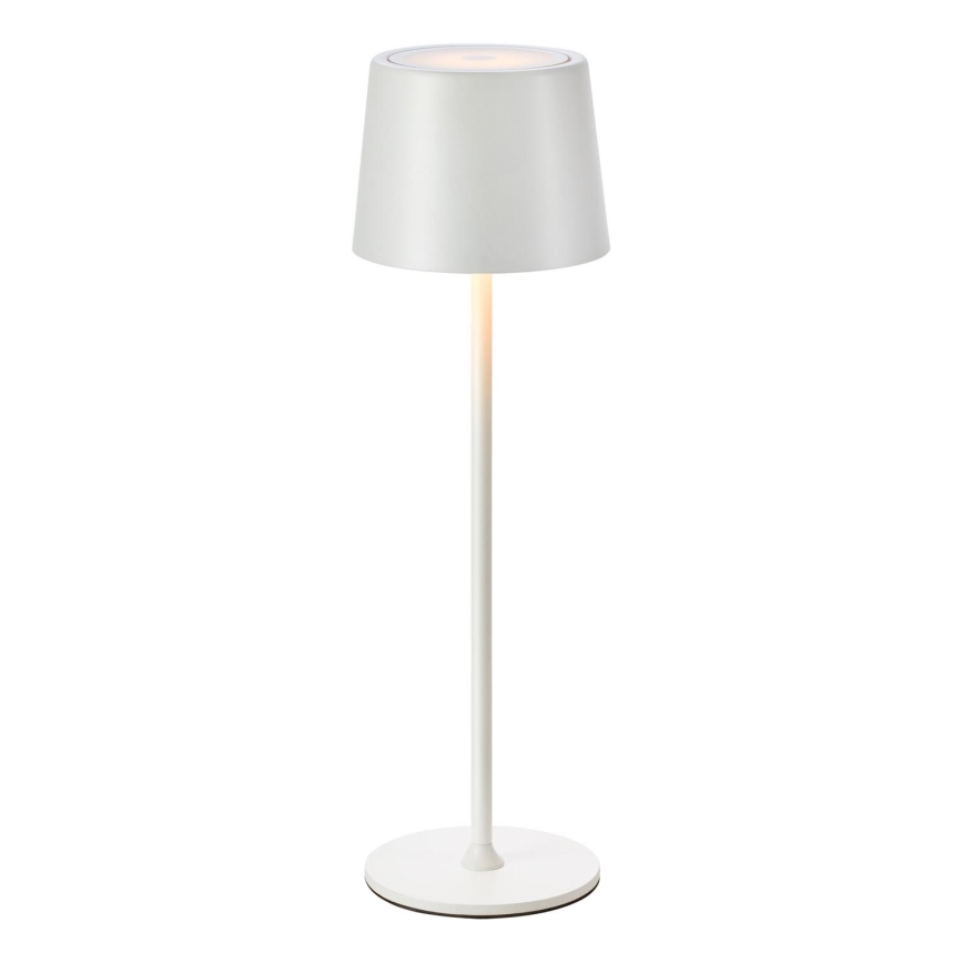 Markslöjd 108654 - Світлодіодна акумуляторна лампа з регулюванням яскравості FIORE LED/2W/5V IP44 38 см білий