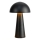 Markslöjd 108655 - акумуляторна настільна лампа FUNGI LED з регульованою яскравістю, 1,5W/5V, 2000 mAh, IP44, чорна