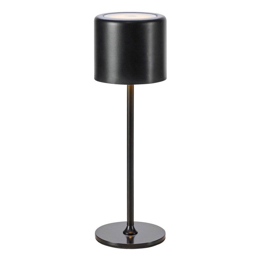 Markslöjd 108657 - LED Настільна акумуляторна лампа з регулюванням яскравості FILO LED/2W/5V IP44 30 см чорний
