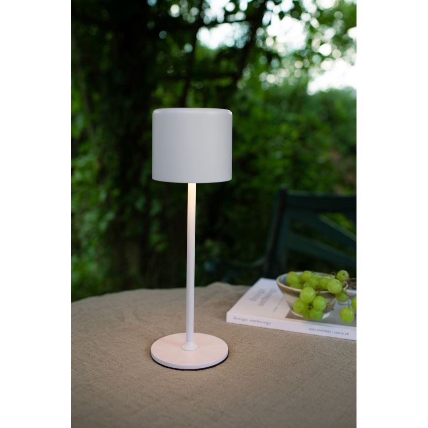 Markslöjd 108658 - LED Акумуляторна лампа з регулюванням яскравості FILO LED/2W/5V IP44 30 см білий