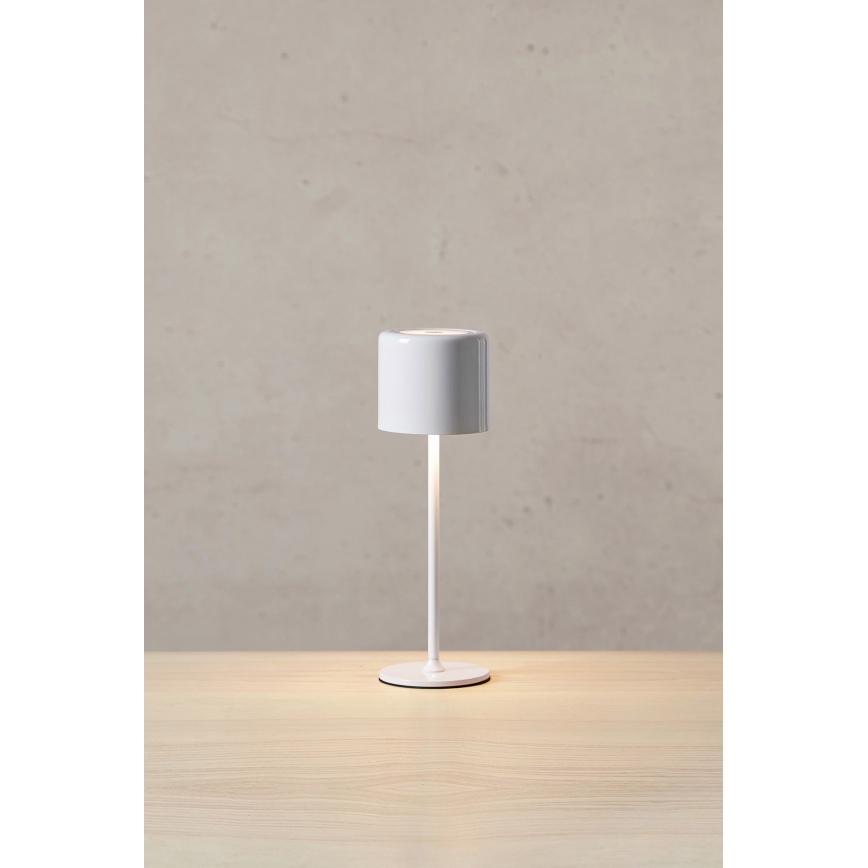 Markslöjd 108658 - LED Акумуляторна лампа з регулюванням яскравості FILO LED/2W/5V IP44 30 см білий
