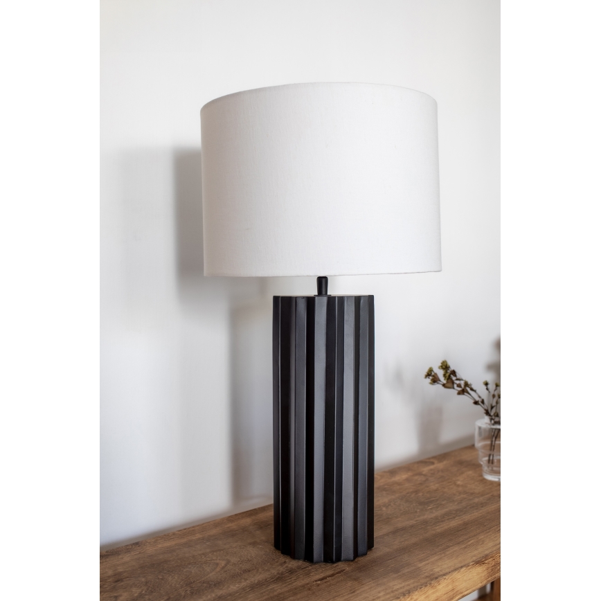 Markslöjd 108670 - Настольная лампа HASHIRA 1xE27/40W/230V белый/черный