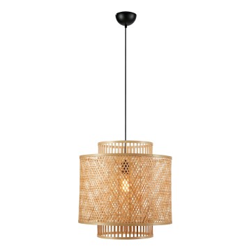 Markslöjd 108675 - Подвесная люстра STRATI 1xE27/40W/230V бежевый/бамбук
