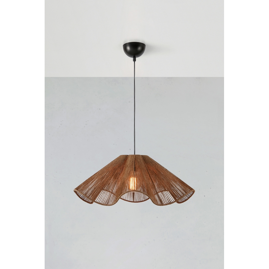 Markslöjd 108681 - Підвісна люстра NAMI 1xE27/40W/230V коричневий