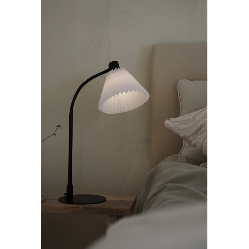 Markslöjd 108697 - Настольная лампа MIRA 1xE14/40W/230V черный/белый