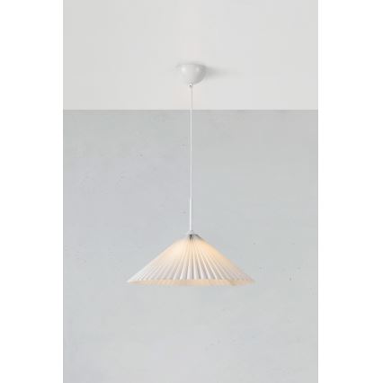 Markslöjd 108711 - Підвісна люстра PLISADO 1xE27/40W/230V діаметр 50 см білий