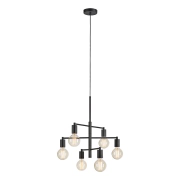 Markslöjd 108717 - Подвесная люстра CIELO 6xE27/40W/230V черный